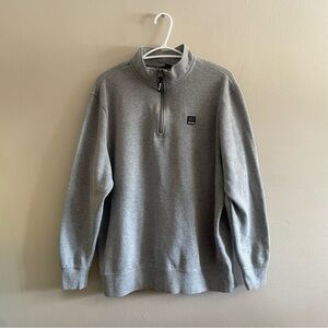 Bench Grey Quarter Zip Men's Sweatshirt – Size XL GUc